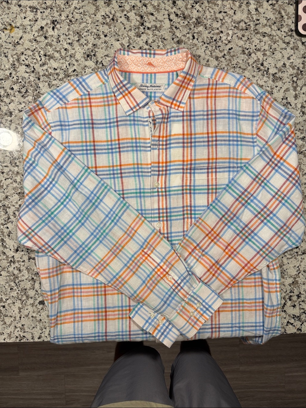 Tommy Bahama Plaid Button-Down